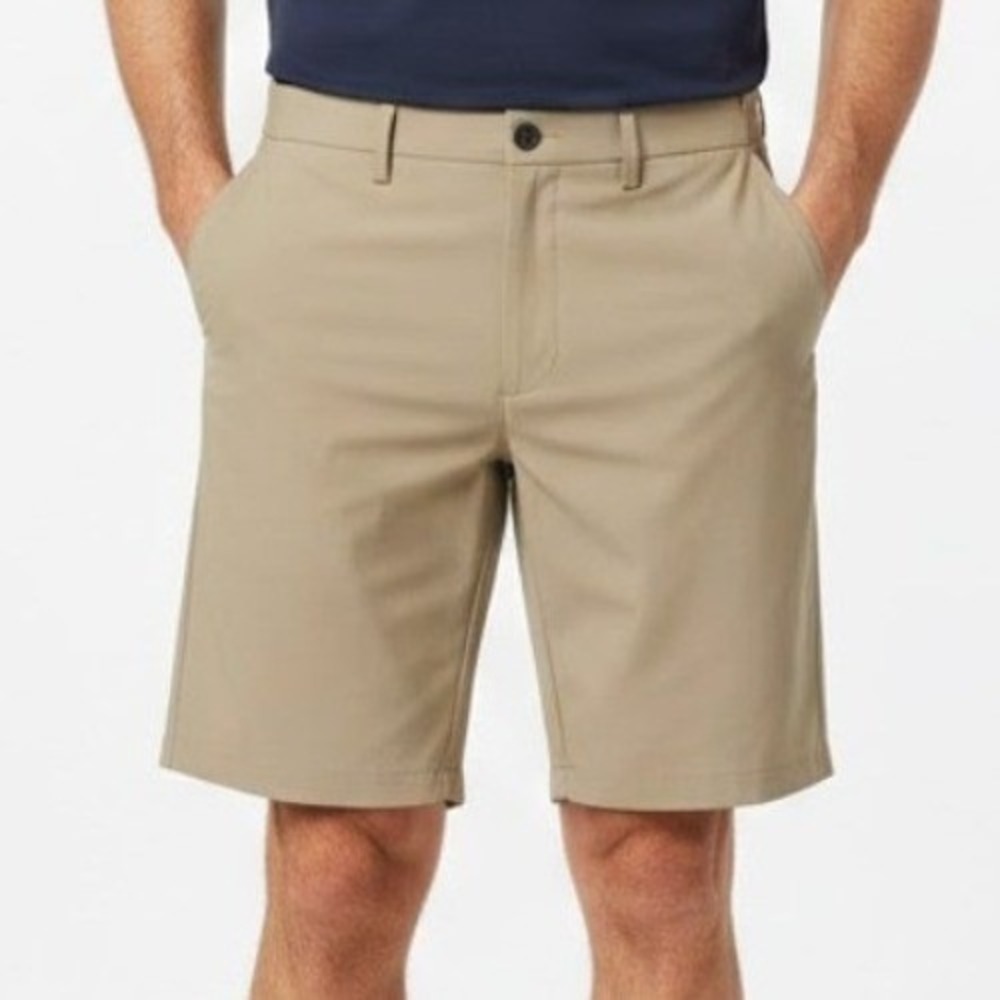 Old‎ Navy Active Men Shorts 30 Tech Hybrid Khaki 4 Way Stretch Golf Gorpcore
